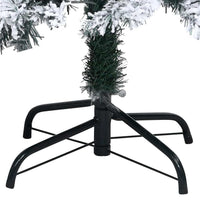 HKM-476627 Snow-Covered Artificial Christmas Tree, 150 cm PVC with Metal Stand