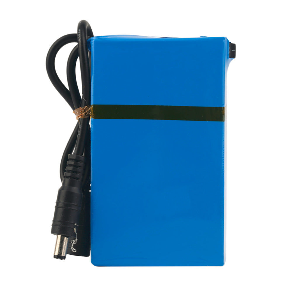 HKM-476691 Rechargeable 4000mAh Lithium Battery, Blue, 10.8-12.6V Output, Compact Size 9.5x5.5x2cm