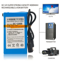HKM-476691 Rechargeable 4000mAh Lithium Battery, Blue, 10.8-12.6V Output, Compact Size 9.5x5.5x2cm