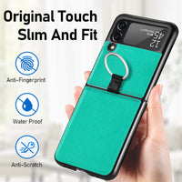 HKM-476755 Leather Style Mobile Phone Case for Samsung - Durable PU and PC Protection in Multiple Colors