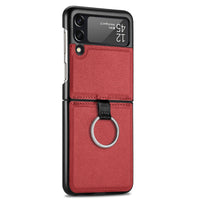 HKM-476755 Leather Style Mobile Phone Case for Samsung - Durable PU and PC Protection in Multiple Colors