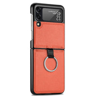 HKM-476755 Leather Style Mobile Phone Case for Samsung - Durable PU and PC Protection in Multiple Colors