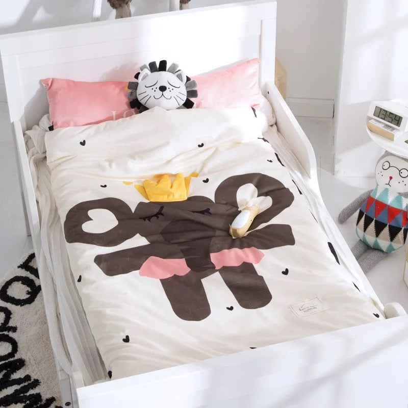 HKM-476819 Coral Baby Sleeping Bag - Soft Short Plush & 100% Cotton, 150cm Height, 75cm Width