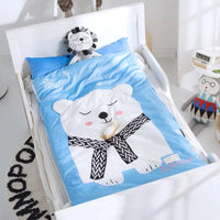 HKM-476819 Coral Baby Sleeping Bag - Soft Short Plush & 100% Cotton, 150cm Height, 75cm Width