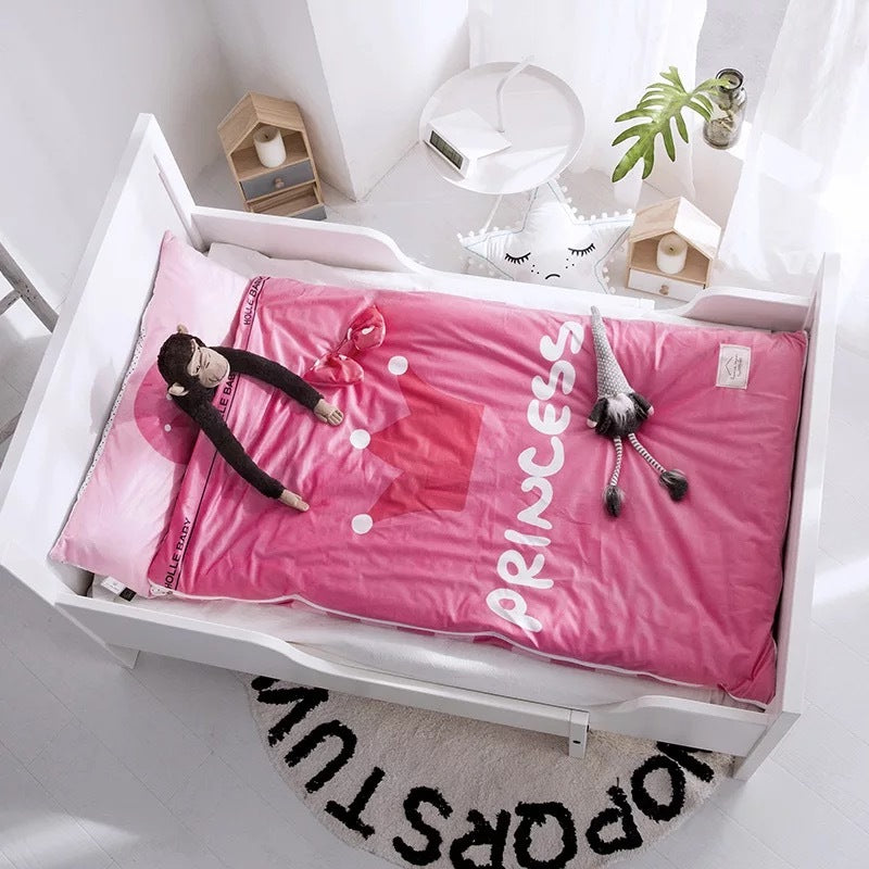 HKM-476819 Coral Baby Sleeping Bag - Soft Short Plush & 100% Cotton, 150cm Height, 75cm Width