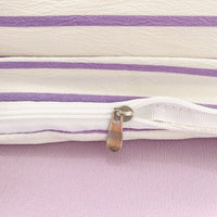 HKM-476819 Double-Layer Striped Cotton and Linen Bedding Set - Multiple Sizes Available