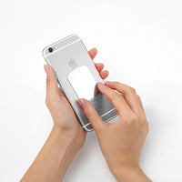 HKM-476883 Universal Magnetic Phone Mounting Plate – Matte Silver/Black