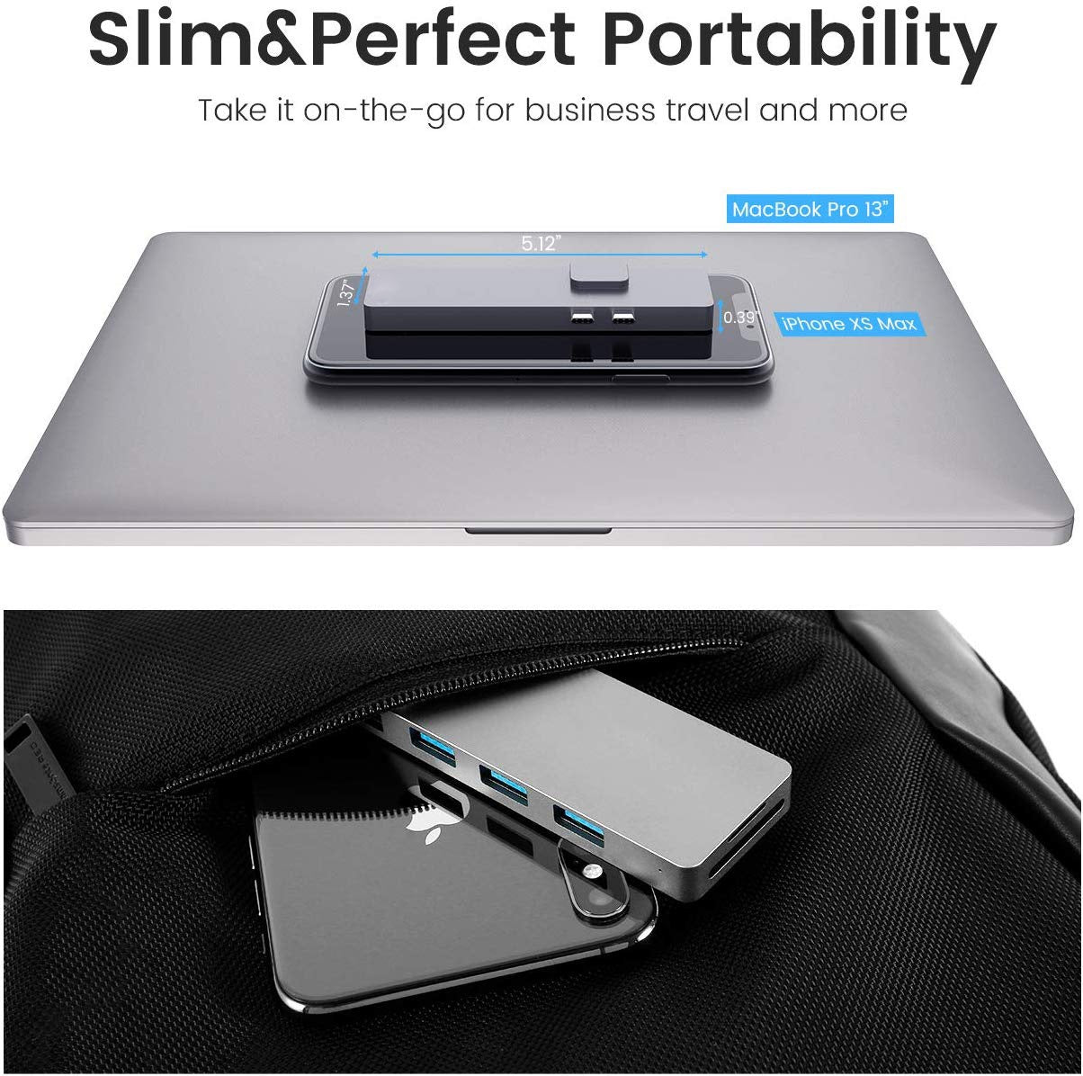 HKM-477011 USB Type-C Hub with Gigabit LAN, PS176 Chip and 1000 MB/s Data Transfer Speed