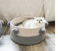HKM-477203 Woven Cat Litter Four Seasons Universal Net Red Cat Cat Bed Cat House Villa Small Dog Kennel Pet
