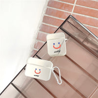 HKM-477331 Smiley Face TPU Protective Case for AirPods Pro - Compatible with Generations 1, 2, 3