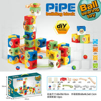 HKM-477651 Educational Pipe Building Block Set for Kids - Construction Toy for Ages 2 and Up