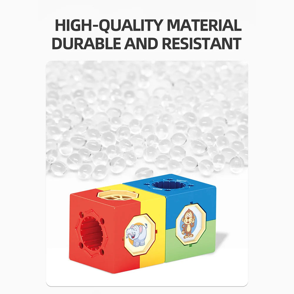 KTX-477651 Educational Pipe Building Block Set for Kids - Construction Toy for Ages 2 and Up