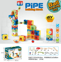 HKM-477651 Educational Pipe Building Block Set for Kids - Construction Toy for Ages 2 and Up