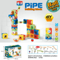 HKM-477651 Educational Pipe Building Block Set for Kids - Construction Toy for Ages 2 and Up