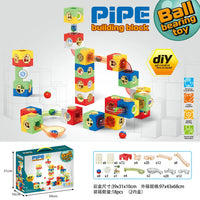 HKM-477651 Educational Pipe Building Block Set for Kids - Construction Toy for Ages 2 and Up