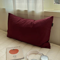 HKM-477651 Solid Color Washed Cotton Pillowcase 48x74cm, 100% Pure Cotton, Ins Style