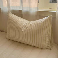 HKM-477651 Solid Color Washed Cotton Pillowcase 48x74cm, 100% Pure Cotton, Ins Style