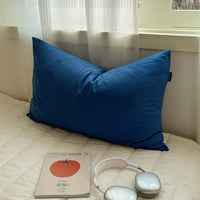 HKM-477651 Solid Color Washed Cotton Pillowcase 48x74cm, 100% Pure Cotton, Ins Style