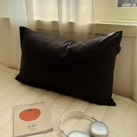 HKM-477651 Solid Color Washed Cotton Pillowcase 48x74cm, 100% Pure Cotton, Ins Style