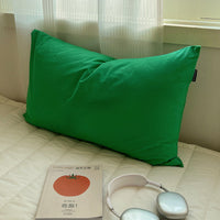 HKM-477651 Solid Color Washed Cotton Pillowcase 48x74cm, 100% Pure Cotton, Ins Style