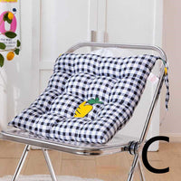 HKM-477651 Thickened Sanded Office Chair Cushion in Fashionable Print Design