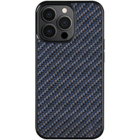 HKM-477907 Carbon Fiber 3K Twill Phone Case for iPhone 11, 12, 13, 14 in Blue, Purple, Red (Magnetic & Non-Magnetic)