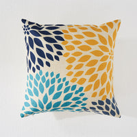 HKM-478035 Flower and Bird Cotton Linen Pillowcase Cover