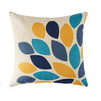 HKM-478035 Flower and Bird Cotton Linen Pillowcase Cover