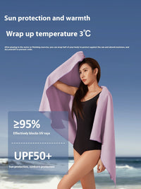 HKM-478227 Quick-Drying Pure Cotton Bath and Beach Towel for Children and Women