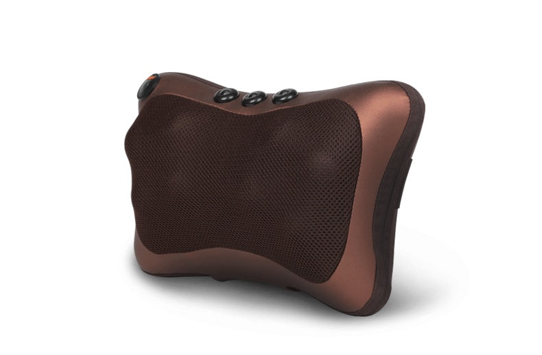 HKM-478355 Double-Turn Massage Pillow with Infrared Therapy for Neck, Back, Waist, and Legs