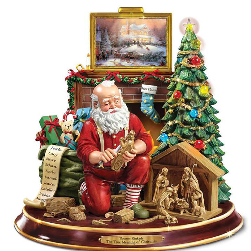 HKM-478419 Christmas PVC Window Glass Decoration Stickers for Festive Home Beautification