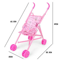 HKM-478611 14-Inch Vinyl Baby Doll Toy for Girls - Mini Stroller Playset, Ideal for Ages 2-7