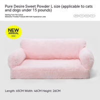 HKM-478611 Universal Winter Soft Cat Nest Removable Washable Pet Sofa in Various Colors