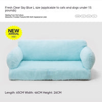HKM-478611 Universal Winter Soft Cat Nest Removable Washable Pet Sofa in Various Colors