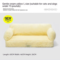 HKM-478611 Universal Winter Soft Cat Nest Removable Washable Pet Sofa in Various Colors