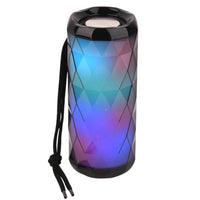 HKM-478675 Portable Bluetooth Speaker with Subwoofer, TF Card & FM Radio, 10M Wireless Range, Multi-Colored LED Lights