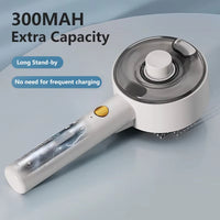 HKM-478739 3-in-1 Electric Pet Grooming Brush with Steamer for Massage and Shedding Control