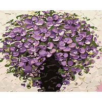 HKM-478739 Digital Oil Painting of Elegant Floral Arrangements in Canvas - Multi-Color Options Available