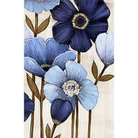 HKM-478739 Digital Oil Painting of Elegant Floral Arrangements in Canvas - Multi-Color Options Available