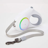 HKM-478803 Retractable Dog Leash with LED Headlight for Small to Medium Dogs