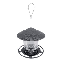 HKM-479059 Hanging Metal Bird Feeder with Hexagonal Design for Garden and Patio Use