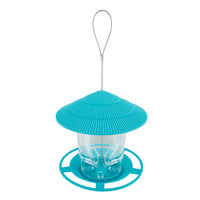 HKM-479059 Hanging Metal Bird Feeder with Hexagonal Design for Garden and Patio Use