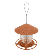 HKM-479059 Hanging Metal Bird Feeder with Hexagonal Design for Garden and Patio Use