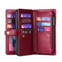HKM-479059 Premium Multifunctional Leather Case for iPhone with Shock-Absorbing and Magnetic Features