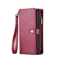 HKM-479059 Premium Multifunctional Leather Case for iPhone with Shock-Absorbing and Magnetic Features