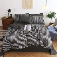HKM-479123 Cartoon Pattern Polyester Duvet Cover Set with Pillowcases - Available in Multiple Designs
