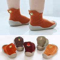 HKM-479123 Toddler Non-slip Cartoon Cotton Shoes with Soft Bottoms in Multiple Colors