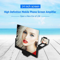 HKM-479187 Acrylic Mobile Phone Stand with 3-5x Magnification for Enhanced Viewing