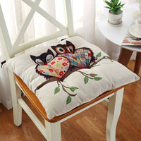HKM-479187 Thickened Non-Slip Cotton and Hemp Chair Cushion for Children's Dining and Car Seats