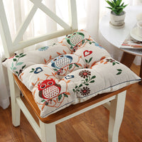 HKM-479187 Thickened Non-Slip Cotton and Hemp Chair Cushion for Children's Dining and Car Seats